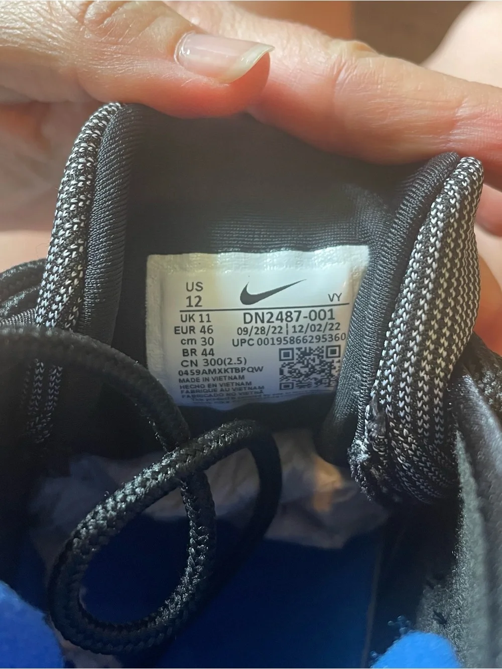 Nike Air Max Penny 1 Orlando Mid Top (2022) Black Varsity Royal 12 - Picture 9 of 9